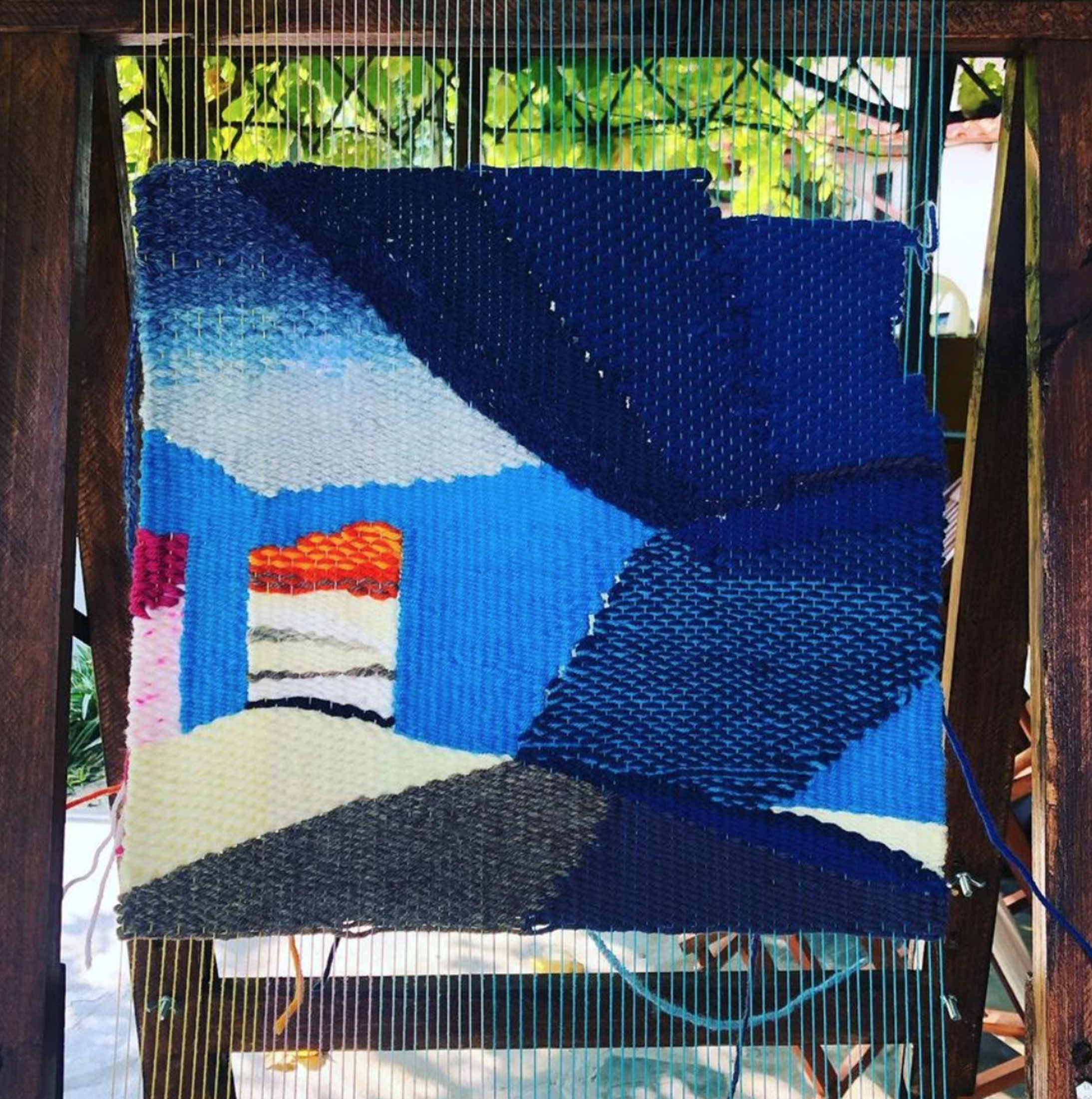 Blue house